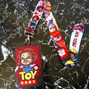 ππ Child's Play: Chucky ID Card Holder with Lanyard